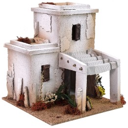 Casa árabe con tienda de 23x23x24 cm de altura