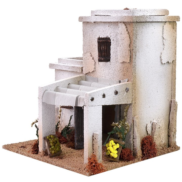 Arab house with shop cm 23x23x24 h