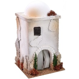 Casa araba con cupola e arco cm 15x15x26 h