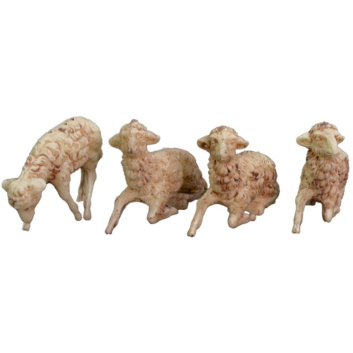 Coloca 10 ovejas surtidas para estatuas de 8-10 cm