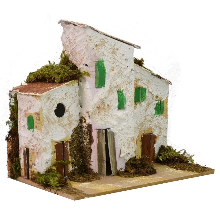 Abitazioni in lontananza cm 15x10x13,5 h