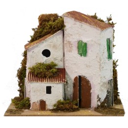 Serie di case in lontananza cm 15x10x13 h