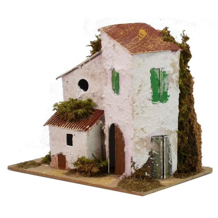 Serie de casas a lo lejos cm 15x10x13 h