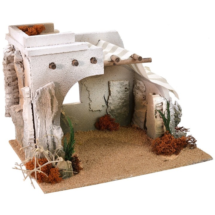 Cabaña árabe cm 30,5x25x23 h