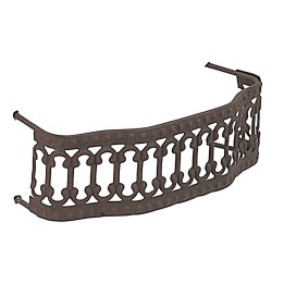 Ringhiera grigio antracite per balcone cm 10x4 h