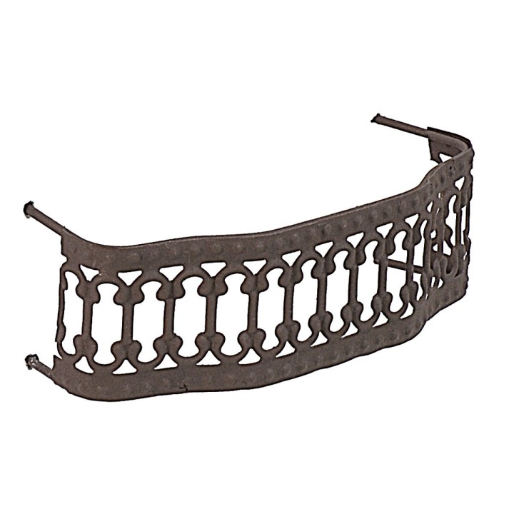 Anthracite gray railing for balcony cm 10x4 h
