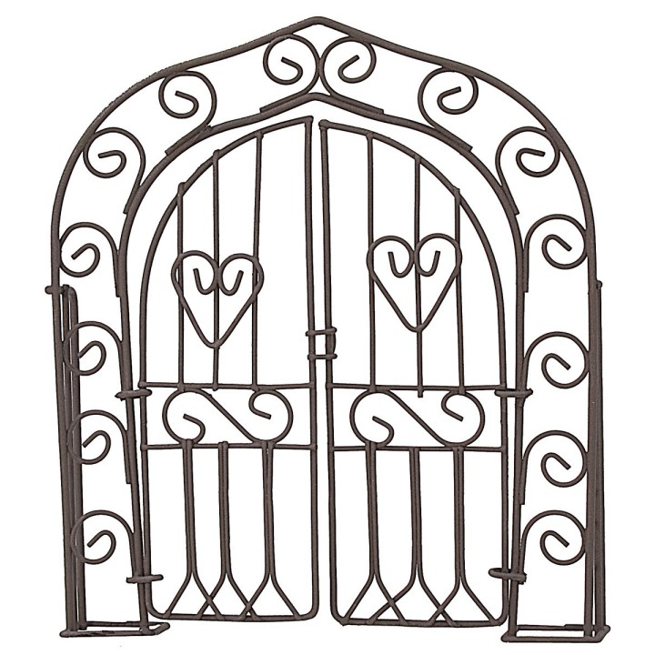 Anthracite gray gate cm 13.5x2x15.5 h