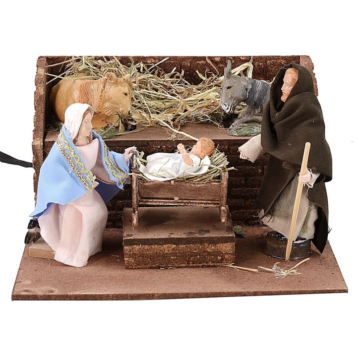 Natività Palestinese triplo movimento 12 cm