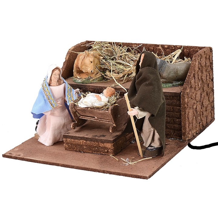 Natividad Palestina triple movimiento 12 cm
