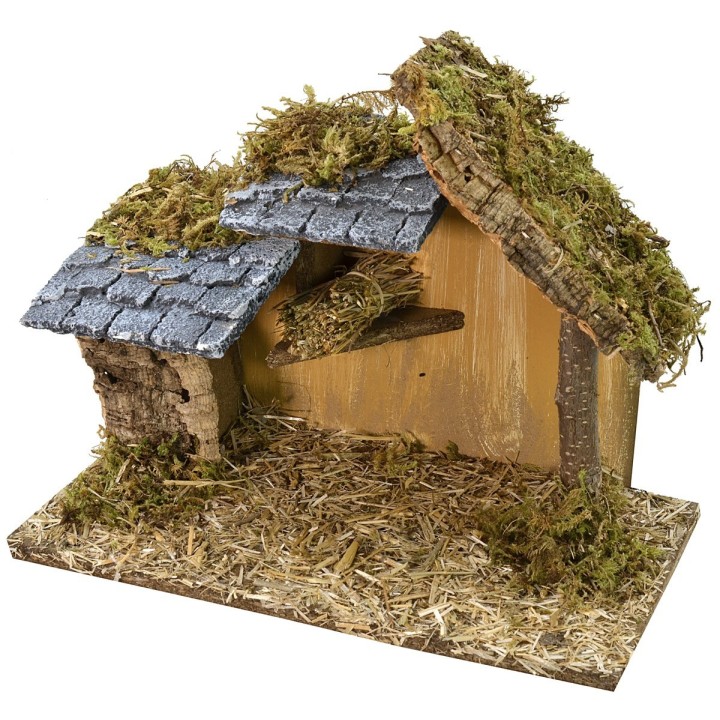 Cabaña con altillo cm 32x17x24,6 h