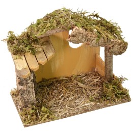 Cabaña con ventana cm 23,5x12x19 h