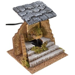 Fontana funzionante a corrente con scalinata cm 15x15x15 h