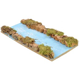 Río recto modular cm 16x7,5x1,5 h