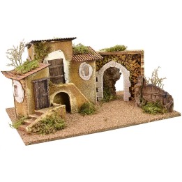 Borgo con arco cm 47x32x24 h