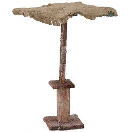 Ombrellone in juta cm 11x11x13,5 h per Presepe