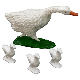 Famiglia di oche Oliver per statue 10 cm
