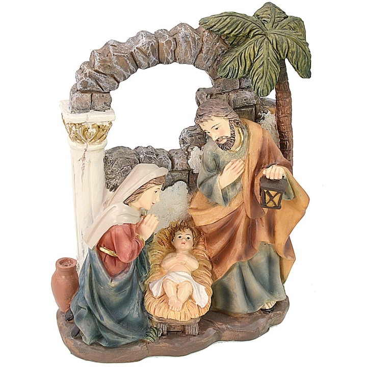 Natività in resina 15 cm Presepe