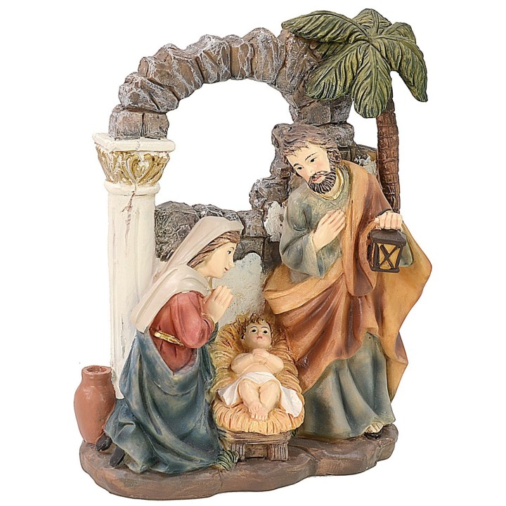 Natività in resina 15 cm Presepe
