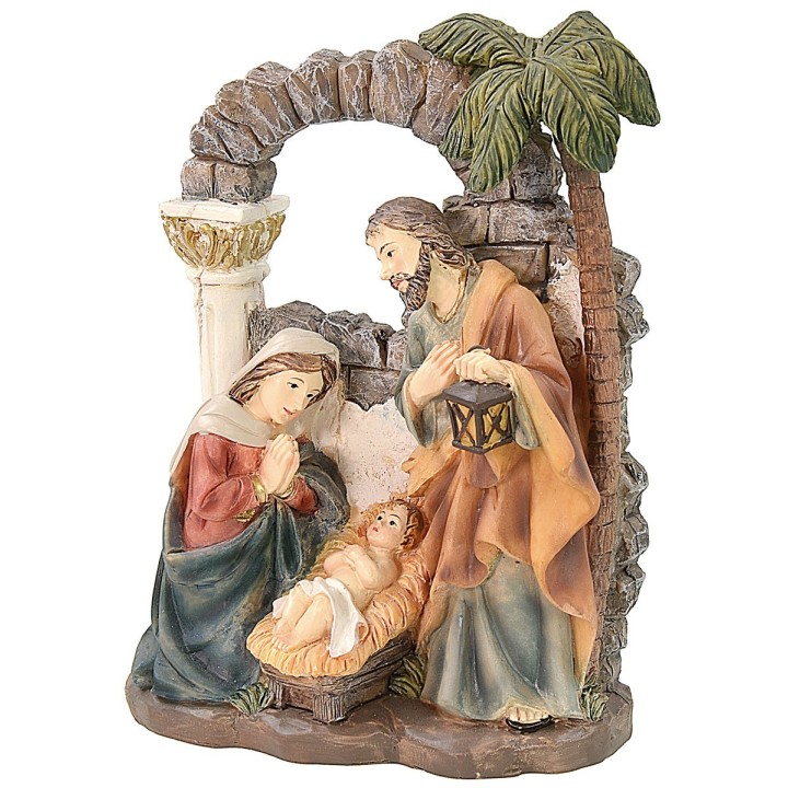 Natività in resina 15 cm Presepe