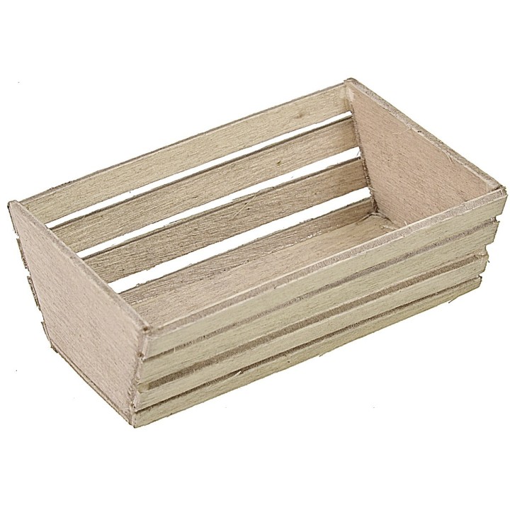 Wooden cradle 7x5x2.5 cm h