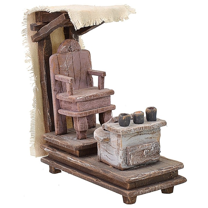 Bottega del lustrascarpe cm 8x13x15 h per Presepe