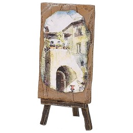 Quadro con piedistallo cm 4x3x9 h