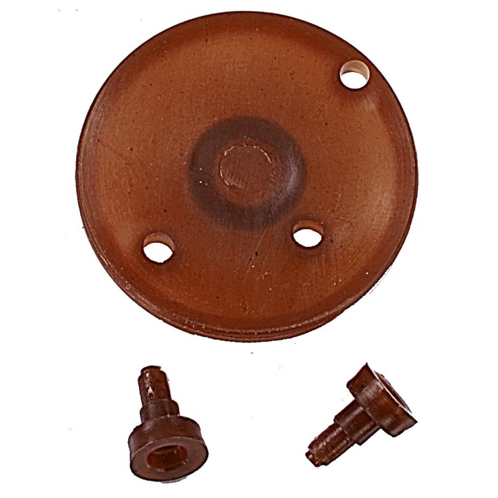 Puleggia ø 3,5 cm con perno, foro 7 mm per motoriduttore 4w