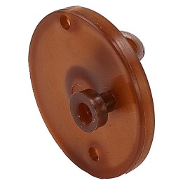 Polea ø 3,5 cm con perno, agujero de 7 mm para motorreductor de