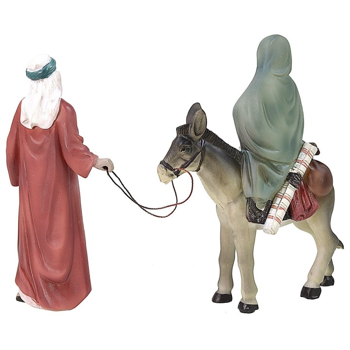 Flight into Egypt 14 cm in resin