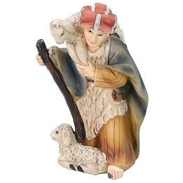 Shepherd with sheep on shoulder cm 9