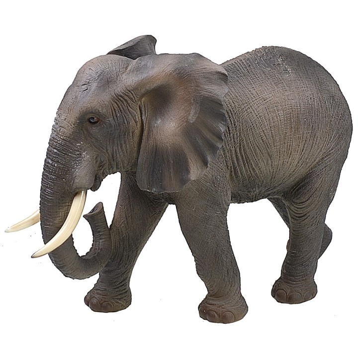 Elefante con capa de resina cm 46x22x33 h