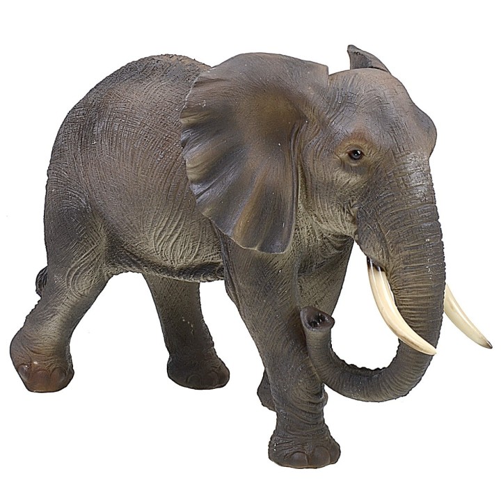 Elefante con capa de resina cm 46x22x33 h