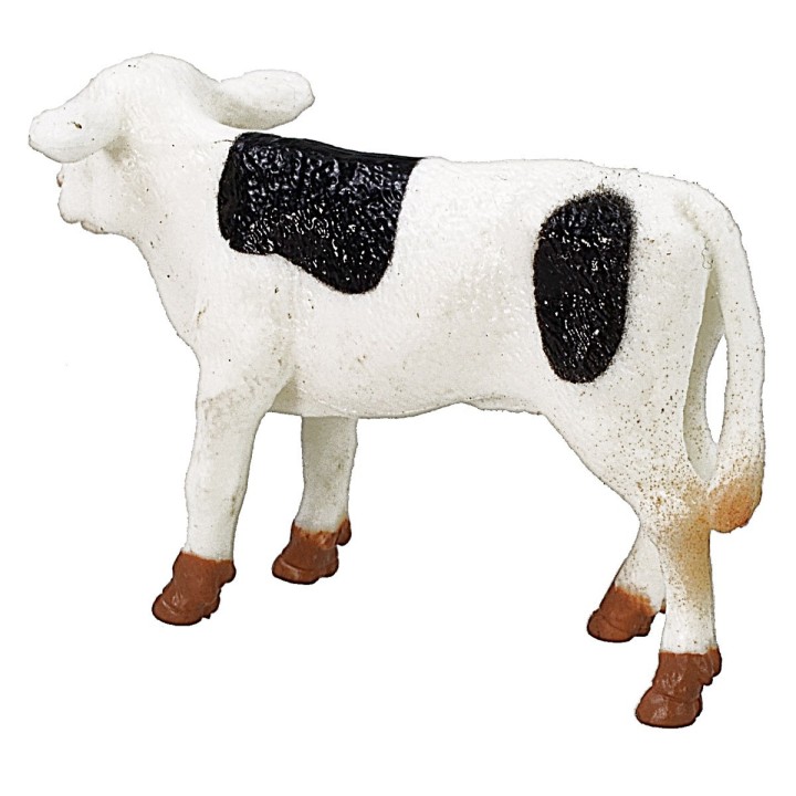White spotted cow for statues 6-8 cm