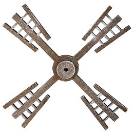 Pala per mulino a vento in legno ø 14 cm
