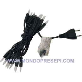 Chain of 20 linear white peas 220v.