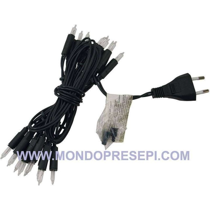Chain of 20 linear white peas 220v.