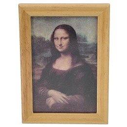 Quadro con Monnalisa 5,2x7,2 cm