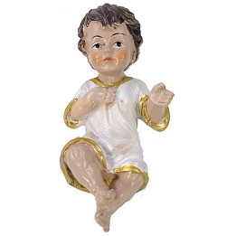 Gesù bambino cm 14,5 in resina