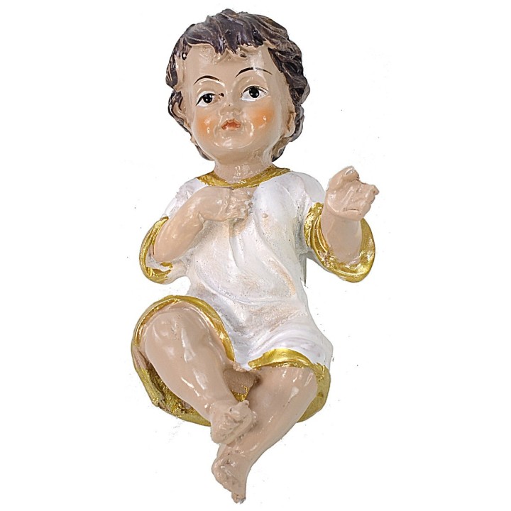 Gesù bambino cm 14,5 in resina