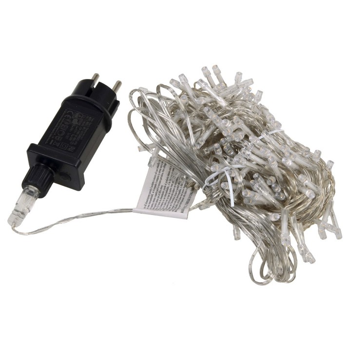 Cadena de 180 luces LED blanco cálido con efectos de luz para