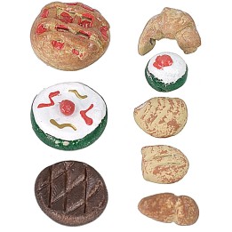 Set 8 dolci assortiti per pasticcere cm 0,5-1,5