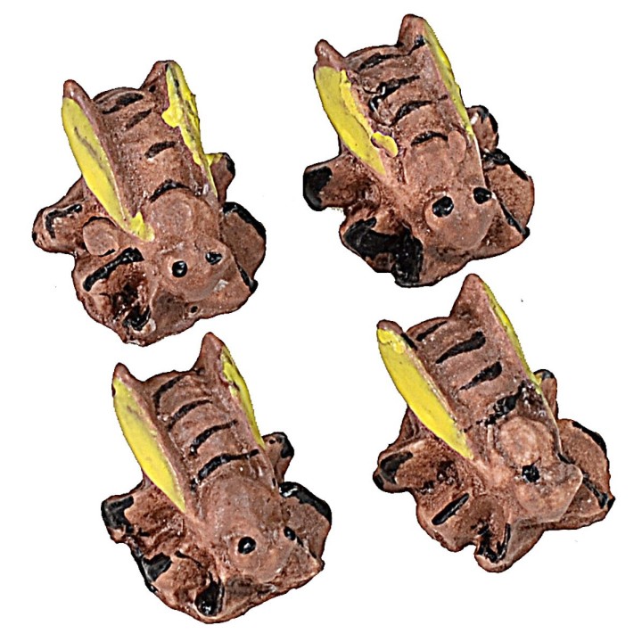 Set 4 api in resina 1 cm