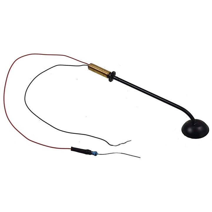 Lampione da campagna in metallo 5 cm con led 12V luce calda