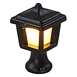 Lanterna da tavolo in metallo 1 cm con led 12V luce calda