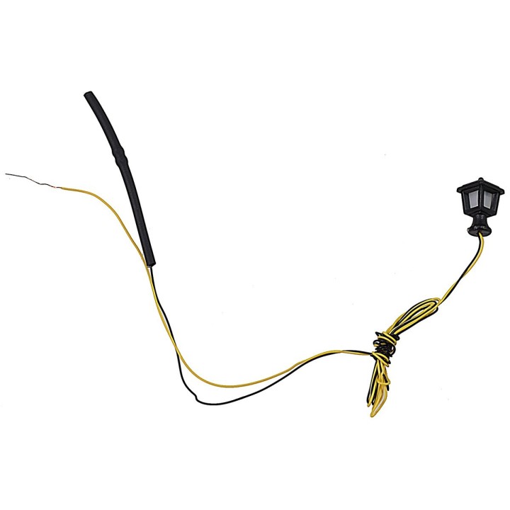 1 cm metal table lantern with 12V warm light LED