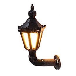 Lanterna inglese 1,7 cm con led 3V luce calda