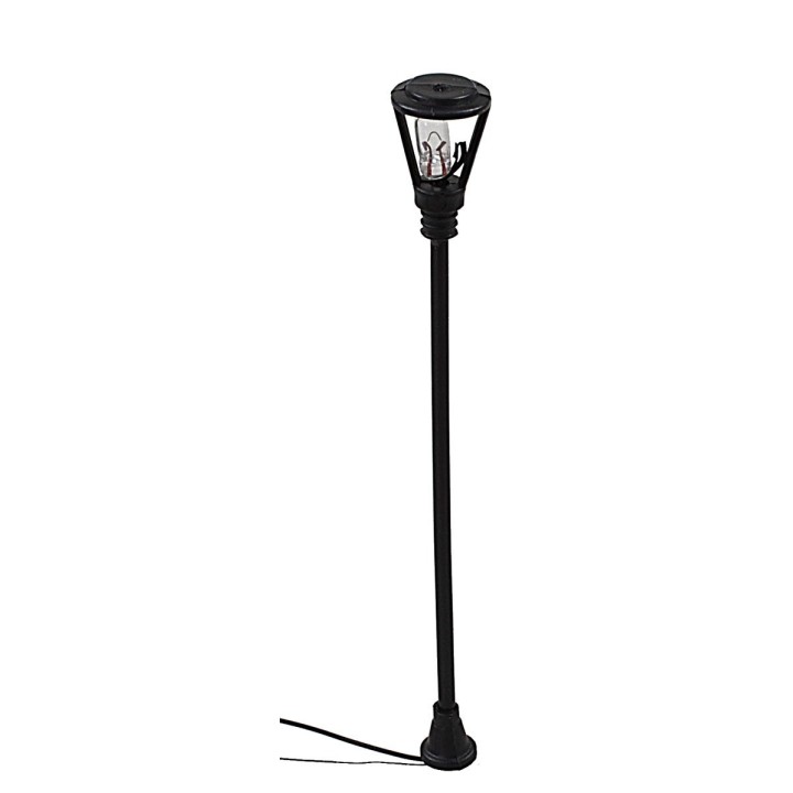 Street lamp h. 5,5 cm with 3V warm light led
