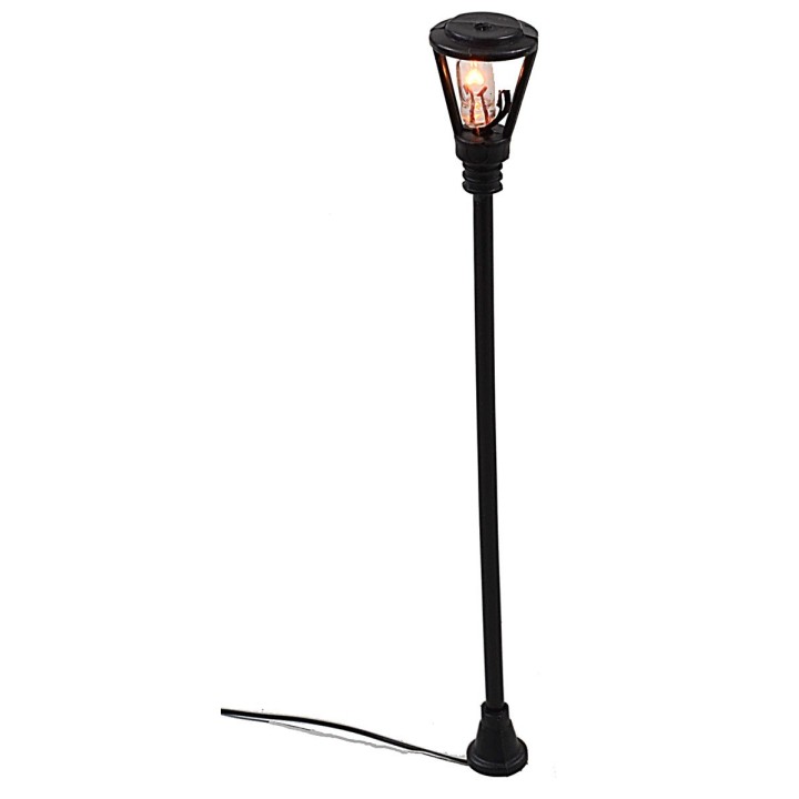Street lamp h. 5,5 cm with 3V warm light led
