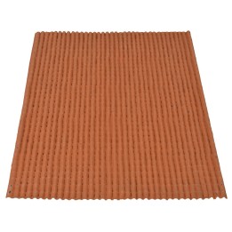 Panel de PVC para techo color terracota cm 32,5x48,5