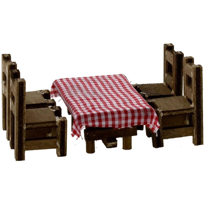 Tavolo in legno cm 8x6x4,2 h. 